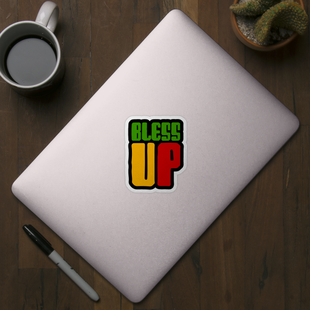 Bless Up, Jamaica, Rasta Colors by tman4life